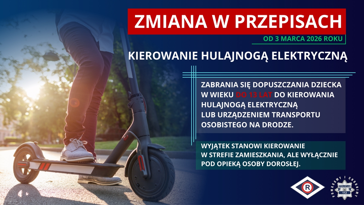 Grafika przedstawia informacje o zmianach w przepisach.