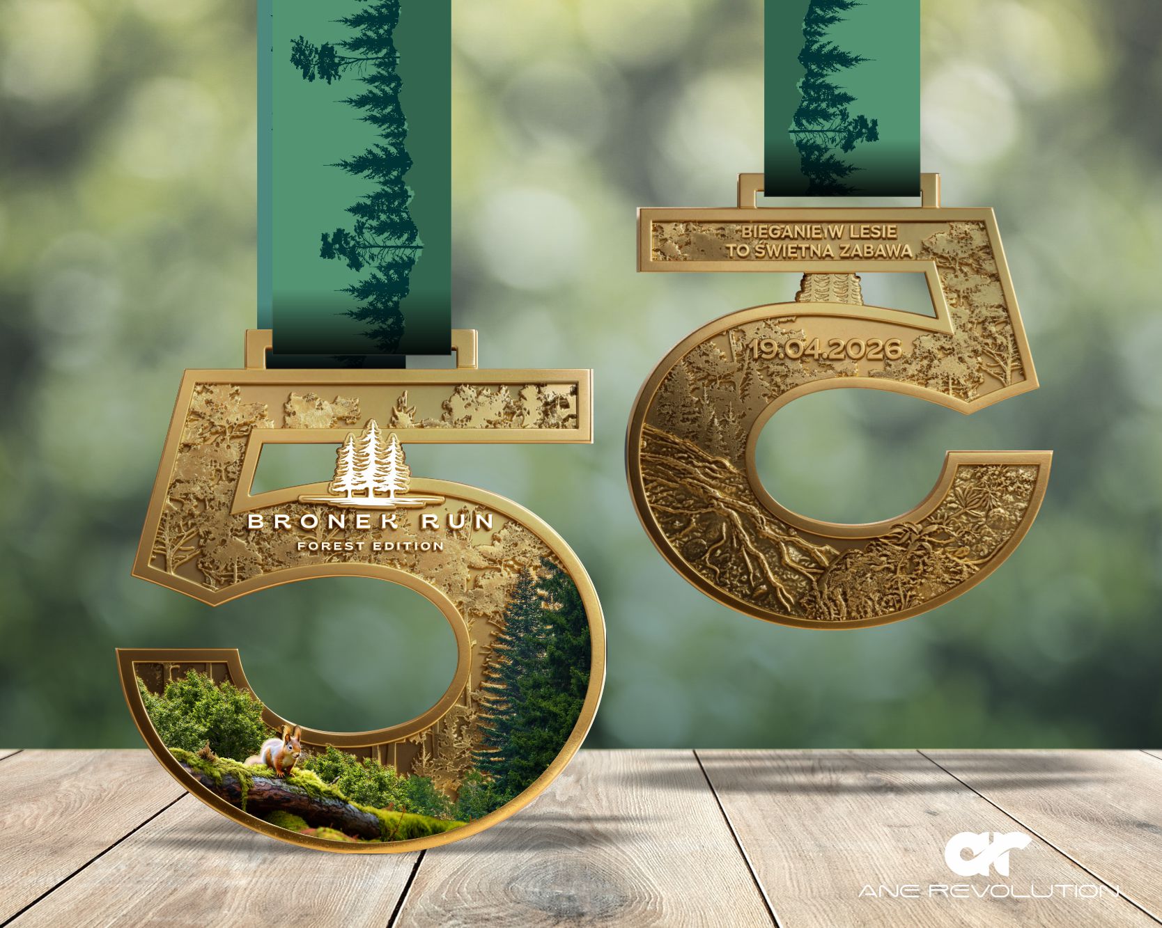 Grafika przedstawia medal z wydarzenia.