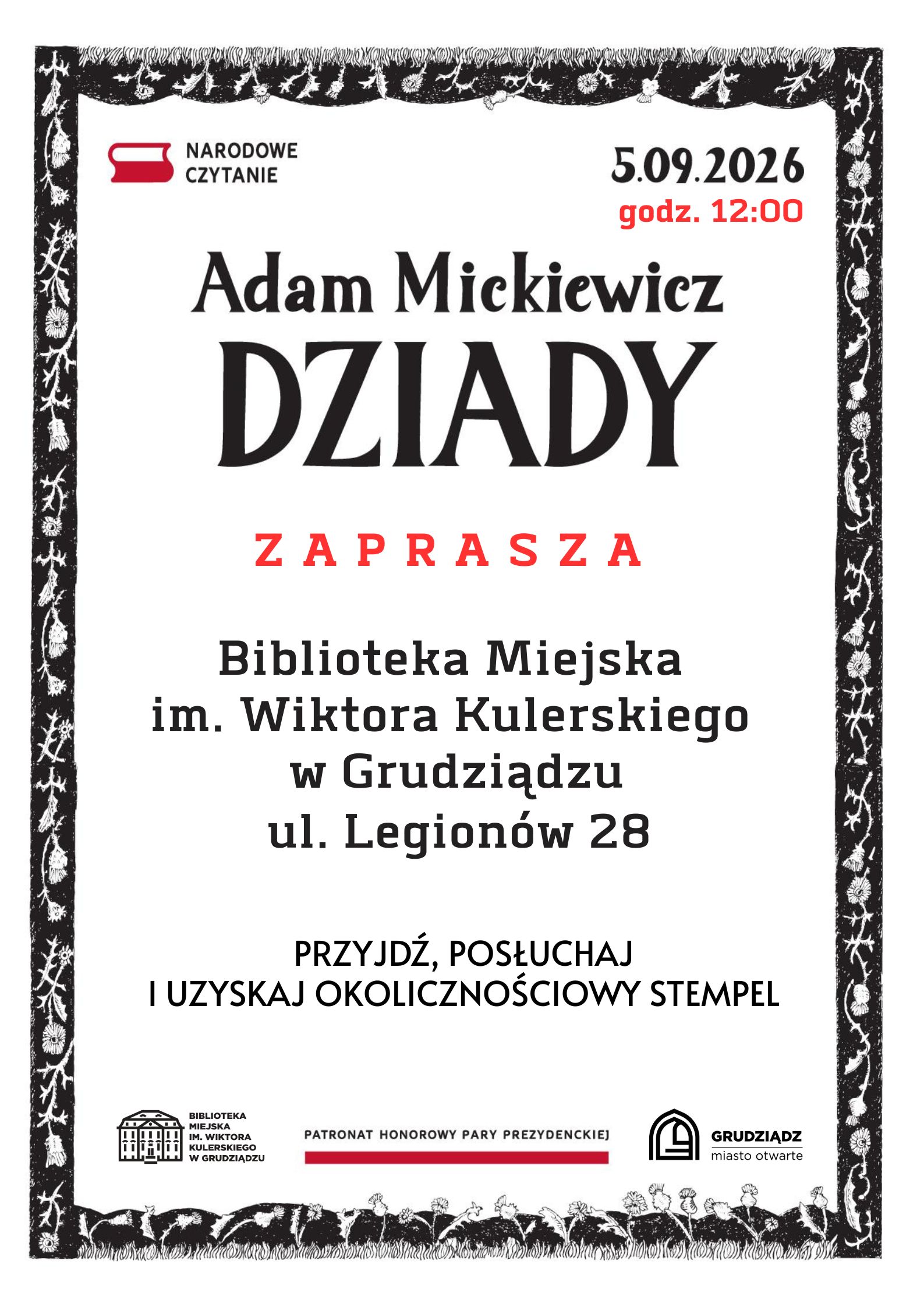 Grafika przedstawia plakat wydarzenia.