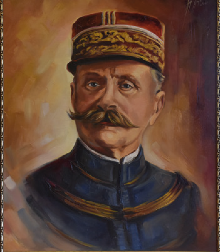 Grafika przedstawia portret Honorowego Obywatela Grudziądza..