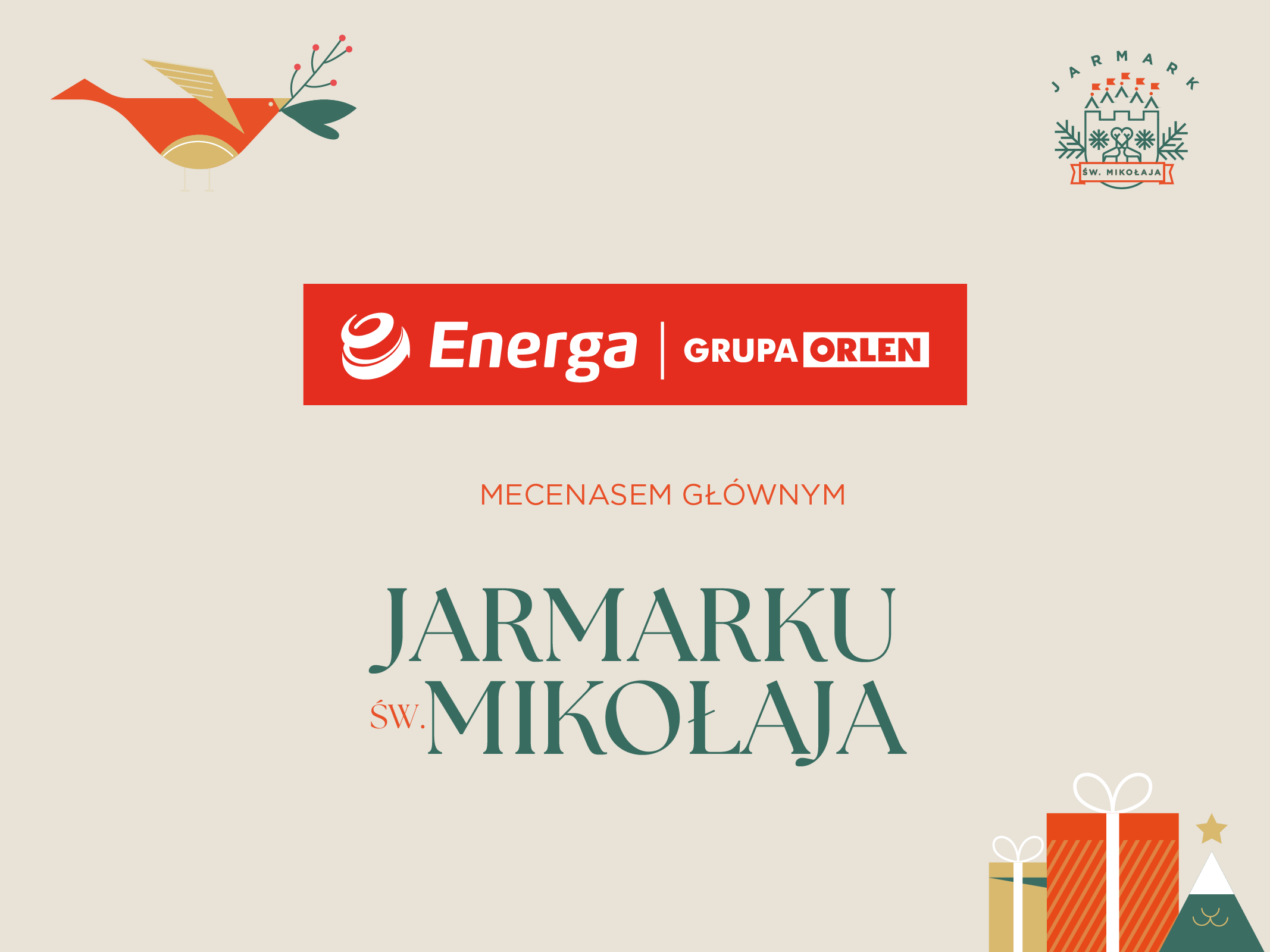 Grafika Jarmarku św. Mikołaja.