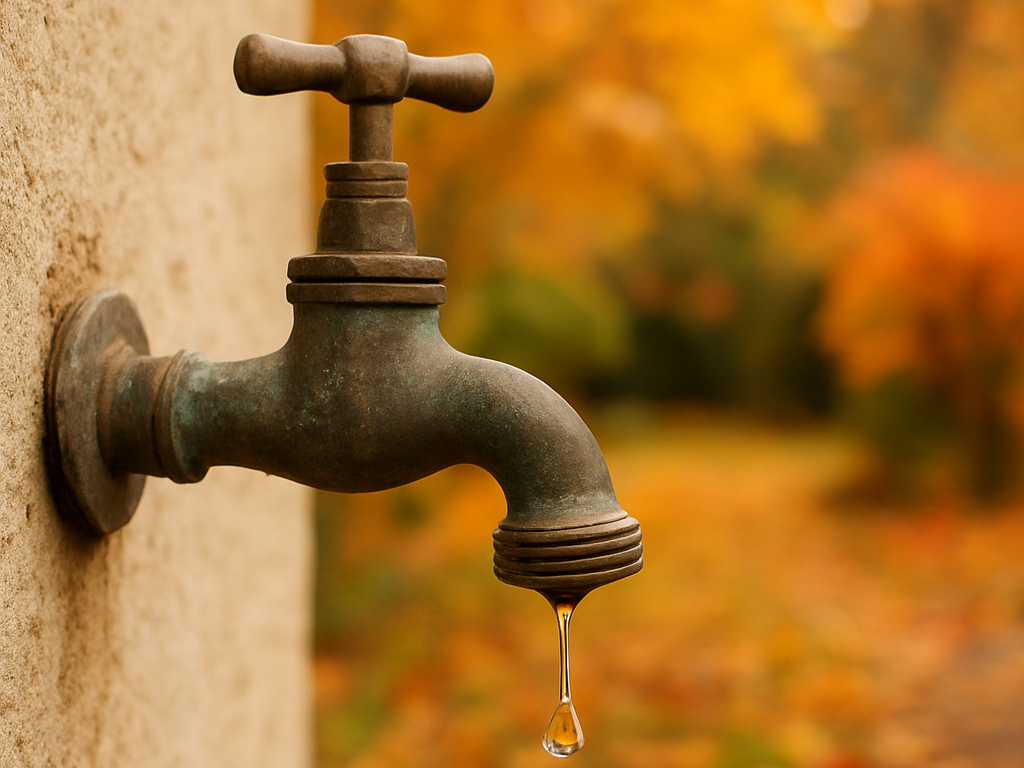 Grafika przedstawia instalację wodociągową. Grafiak została wygenerowana przez sztuczną inteligencję. .