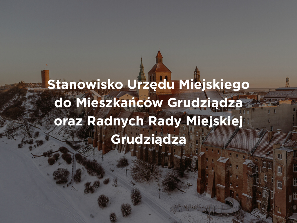 Fotografia przedstawia panoramę Grudziądza.