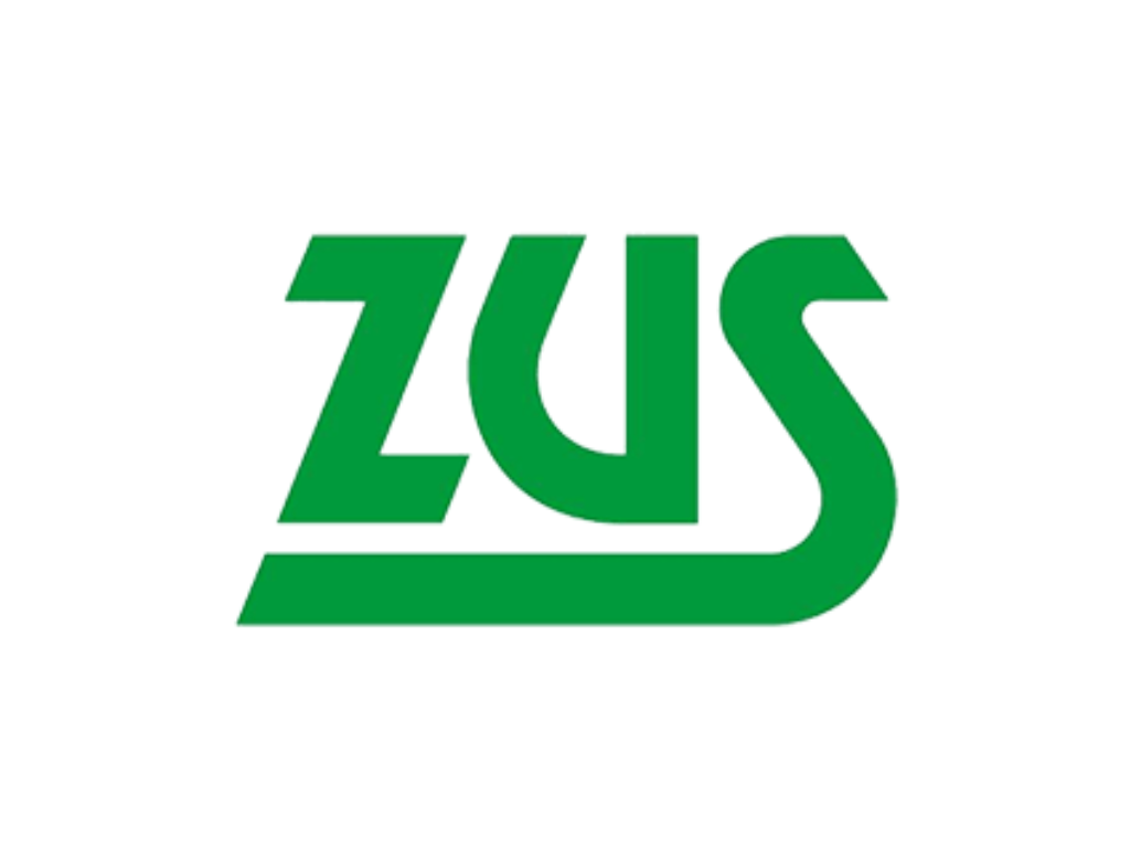 Grafika przedstawia logo ZUS.