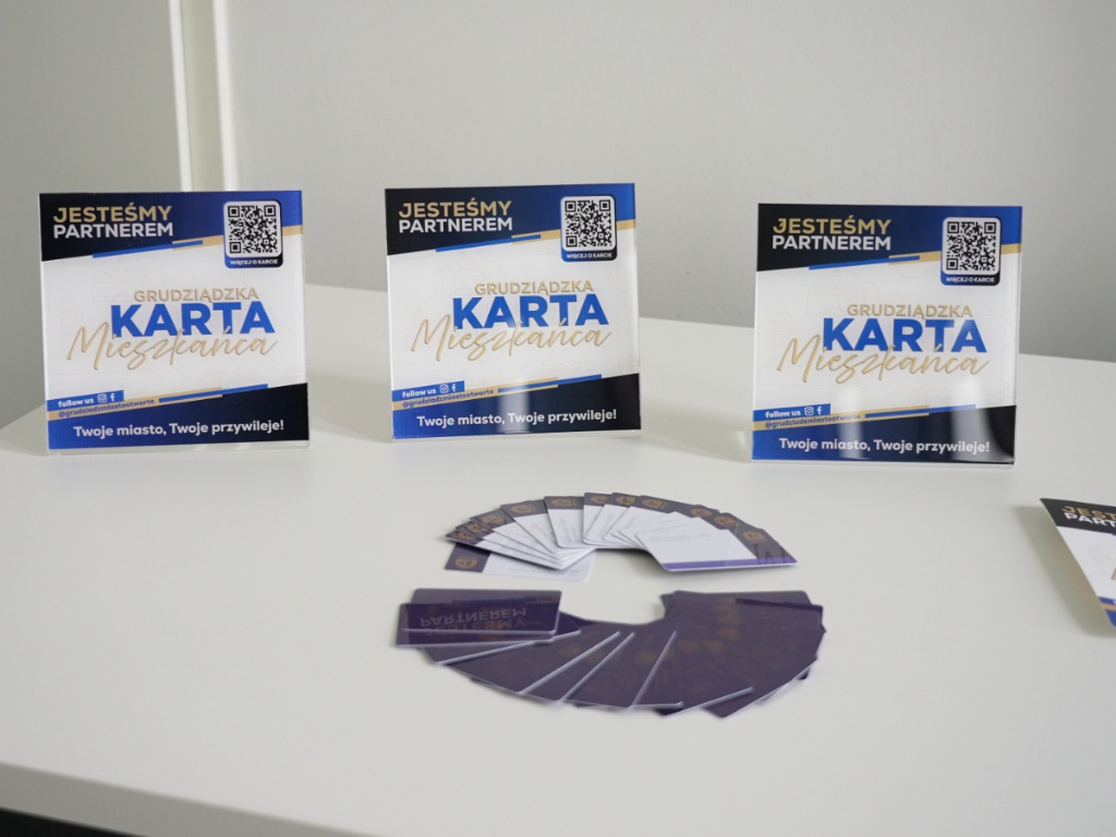 Fotografia przedstawia Grudziądzką Kartę Mieszkańca.