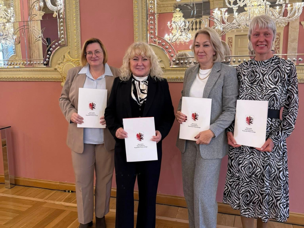 Fotografia przedstawia wiceprezydent Grudziądza. 