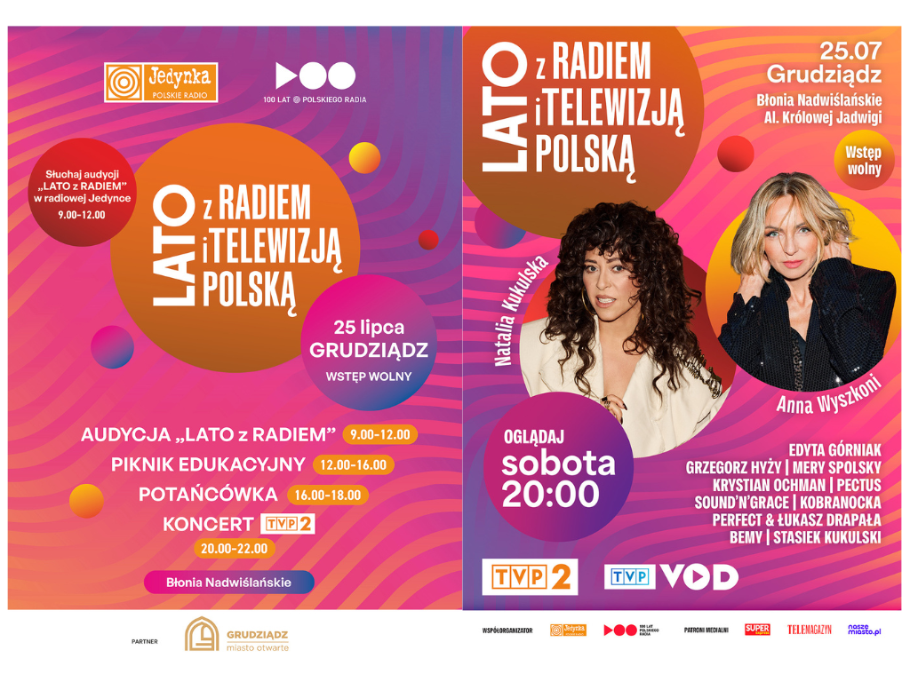 Grafika przedstawia plakaty wydarzenia.