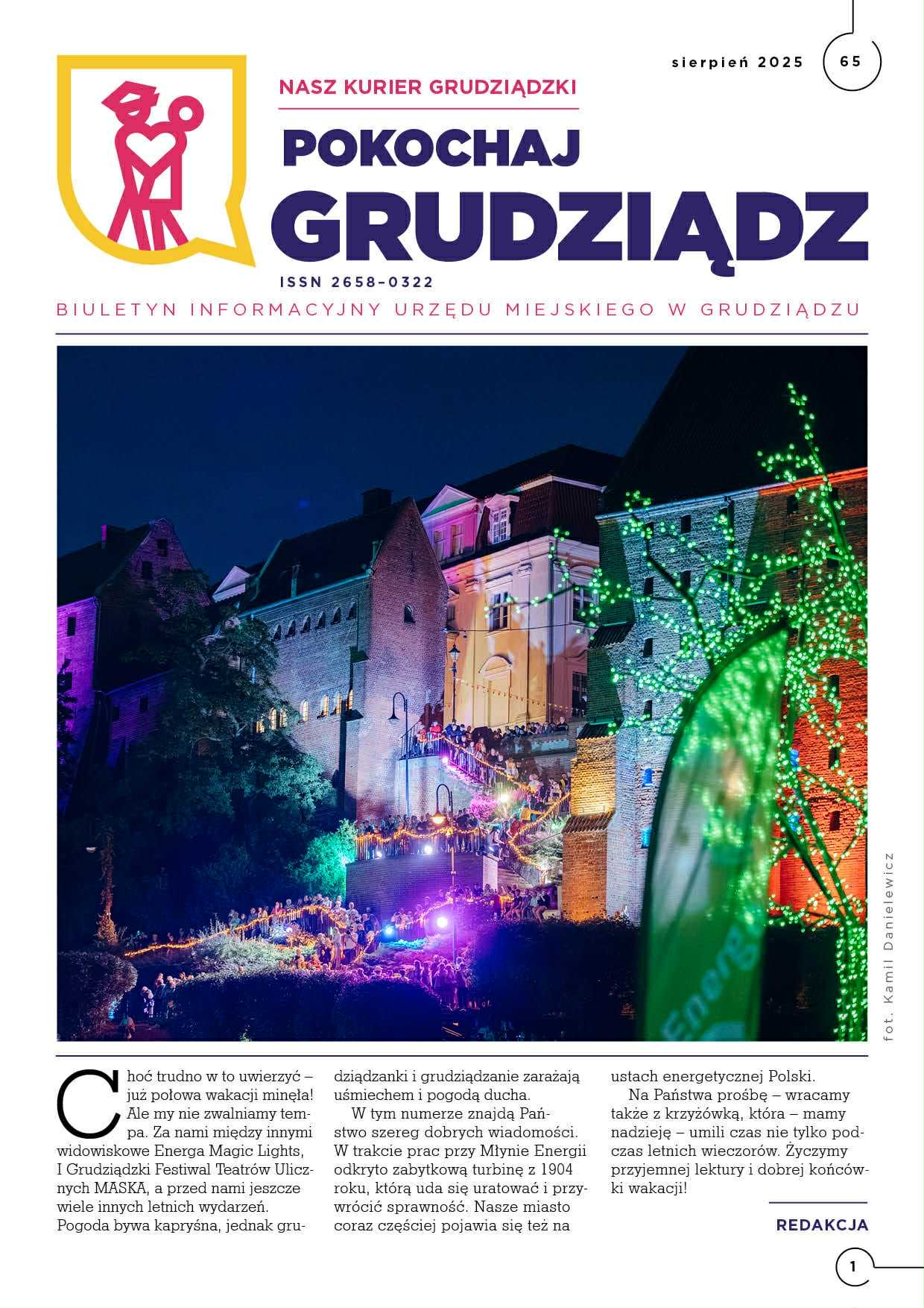Grafika przedstawia okładkę Lokalnego biuletynu samorządowego pn. 