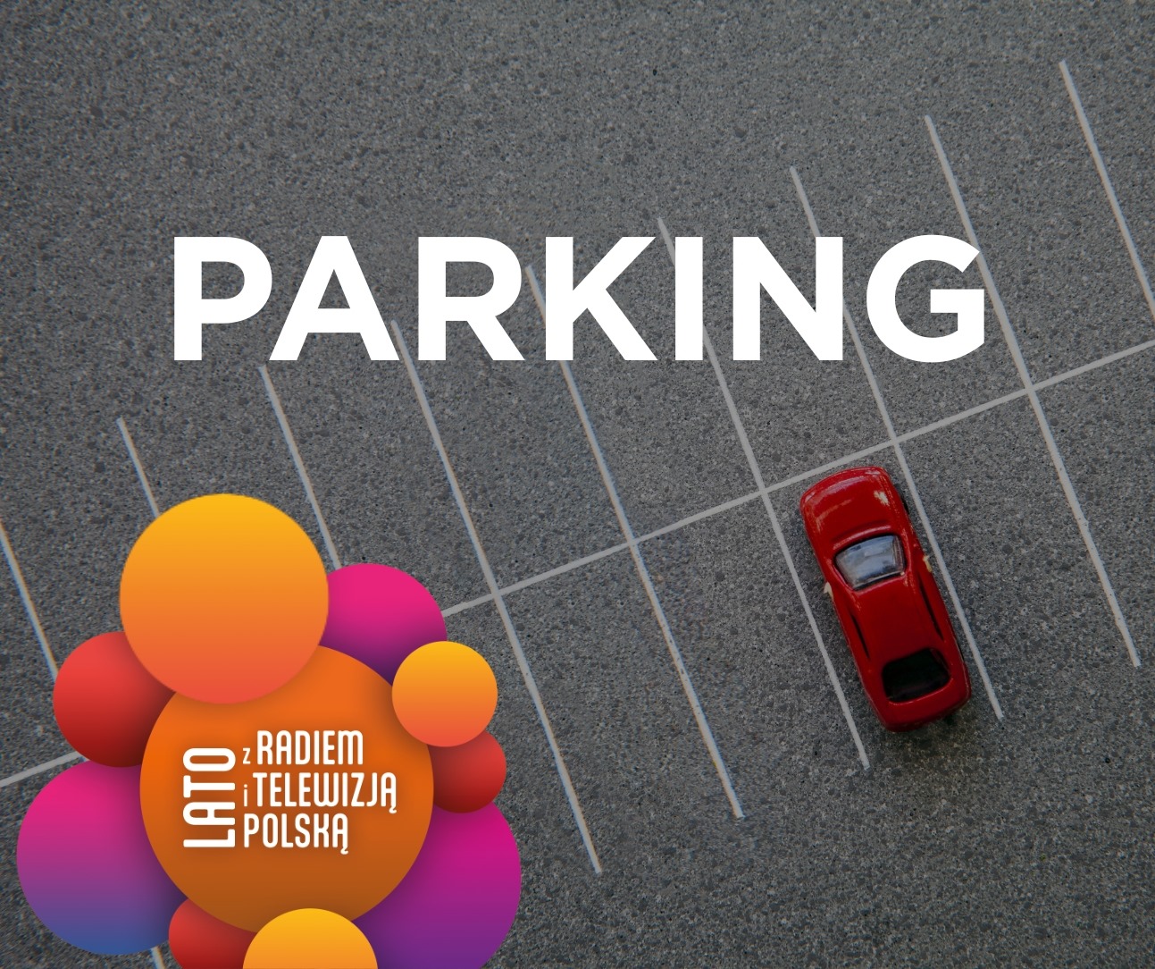 Grafika przedstawia parking.
