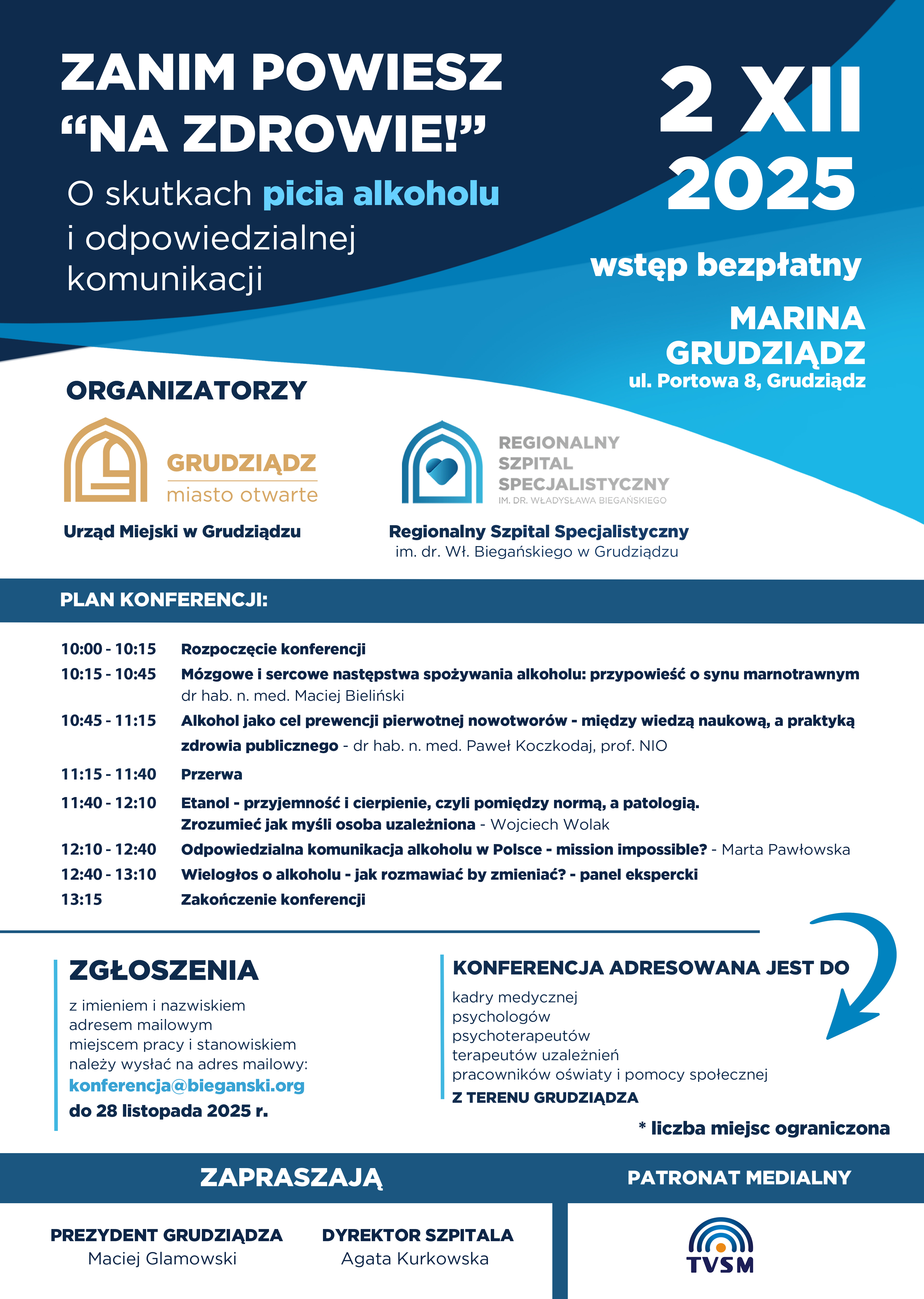 Grafika przedstawia plakat wydarzenia.