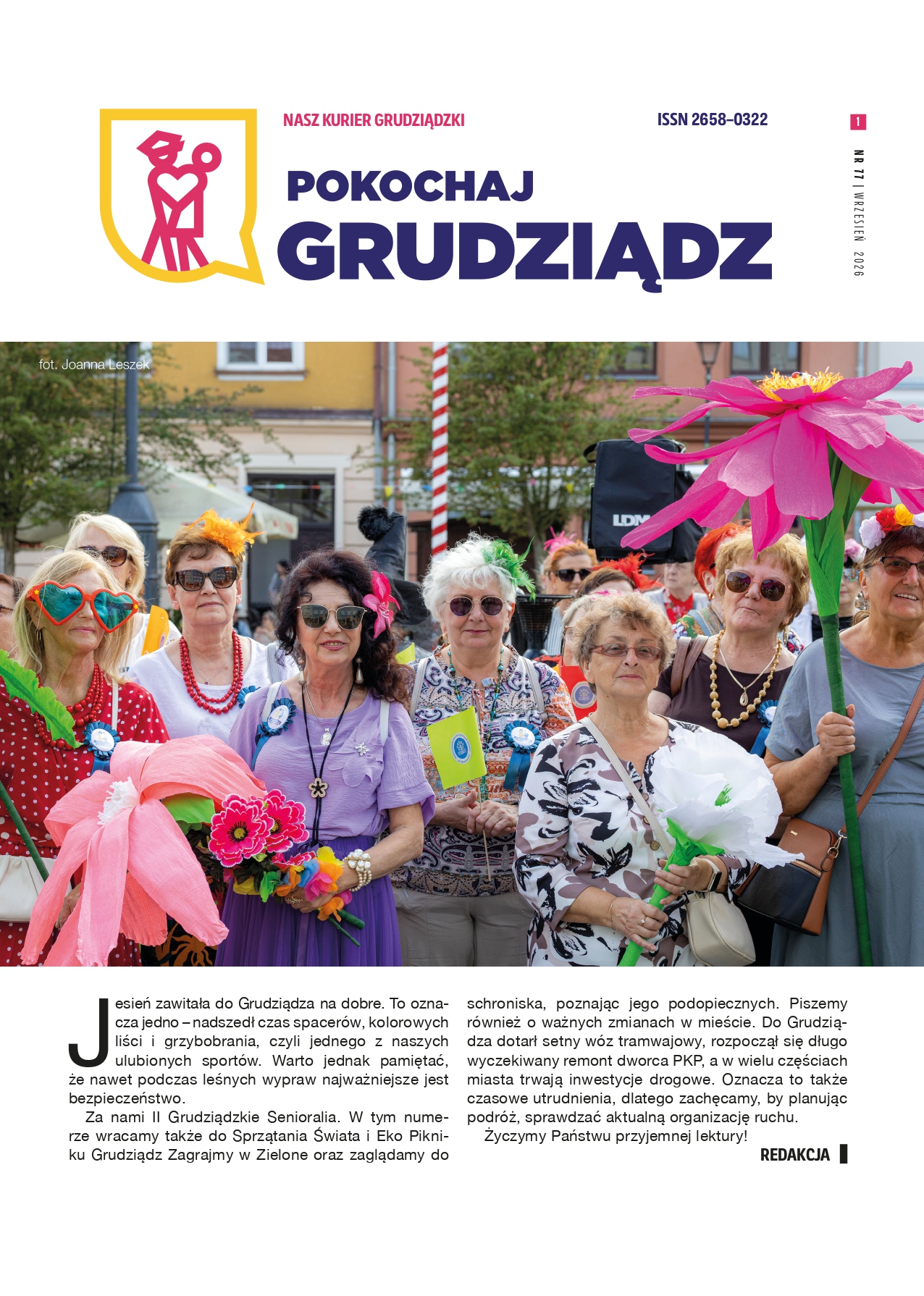 Grafika przedstawia okładkę Lokalnego biuletynu samorządowego pn. 