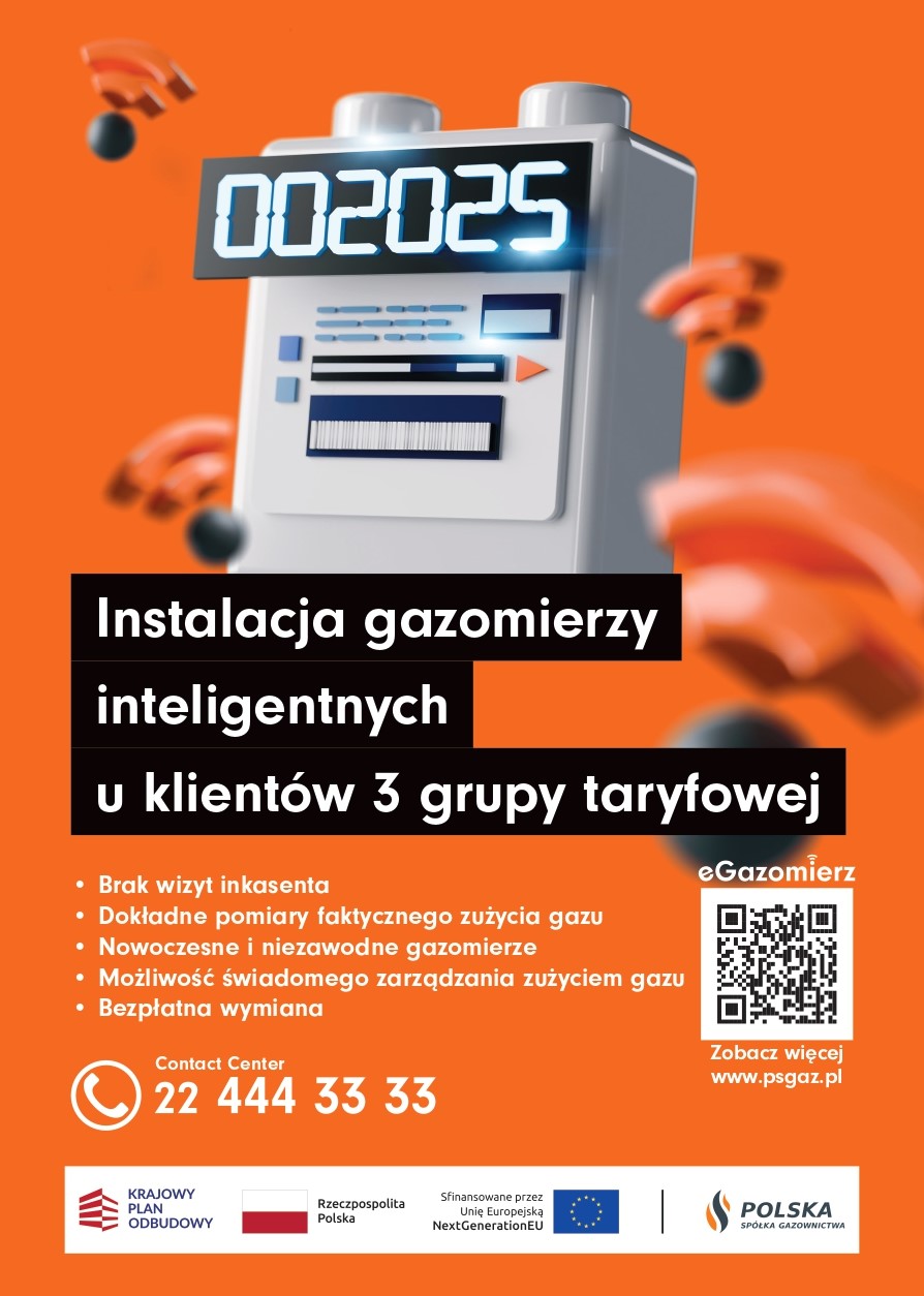 Ulotka projektu eGazomierz.