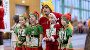 Świąteczny bieg Klubu Małego Biegacza