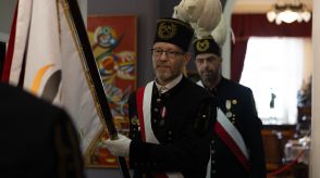 Fotografia przedstawia uczestników uroczystości.